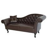 ΑΝΑΚΛΙΝΔΡΟ T.CHESTERFIELD NIOVI HM3008.01PU ΣΚ.ΚΑΦΕ ΔΕΞΙ ΜΠΡΑΤΣΟ 189x61x84Yεκ. - Image 2