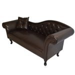 ΑΝΑΚΛΙΝΔΡΟ T.CHESTERFIELD NIOVI HM3008.01PU ΣΚ.ΚΑΦΕ ΔΕΞΙ ΜΠΡΑΤΣΟ 189x61x84Yεκ. - Image 3