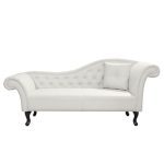 ΑΝΑΚΛΙΝΔΡΟ T.CHESTERFIELD NIOVI HM3008.02 PU ΛΕΥΚΟ ΔΕΞΙ ΜΠΡΑΤΣΟ 190x61x84Yεκ.