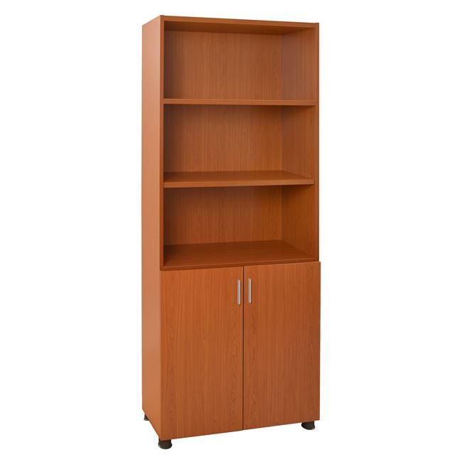 bibliothiki-grafeioy-epaggelmatiki-keras ΒΙΒΛΙΟΘΗΚΗ ΓΡΑΦΕΙΟΥ KALISTA ΕΠΑΓΓΕΛΜΑΤΙΚΗ ΚΕΡΑΣΙ HM2055.13 80Χ40Χ190Υ εκ. - Image 1