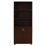 ΒΙΒΛΙΟΘΗΚΗ ΓΡΑΦΕΙΟΥ VANCE ΕΠΑΓΓΕΛΜΑΤΙΚΗ WENGE HM2055.12 80Χ40Χ190Υ εκ. - Image 3