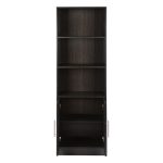 ΒΙΒΛΙΟΘΗΚΗ ΜΕΛΑΜΙΝΗΣ ENSLEY HM2027.01 ZEBRANO 60X30X180 εκ. - Image 4