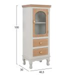 ΒΙΤΡΙΝΑ MELODY HM7136.01 ΚΑΦΕ ΕΚΡΟΥ ΠΑΤΙΝΑ 40,5Χ30Χ100 - Image 2