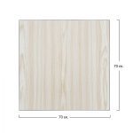 ΕΠΙΦΑΝΕΙΑ ΤΡΑΠΕΖΙΟΥ ΑΠΟ MDF 70Χ70 εκ. HM8438.03 ΔΡΥΣ ΜΑΥΡΟ - Image 2