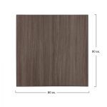 ΕΠΙΦΑΝΕΙΑ ΤΡΑΠΕΖΙΟΥ ΑΠΟ MDF 80Χ80 εκ. HM8439.01 ΣΤΑΧΤΙ ΜΑΥΡΟ - Image 2