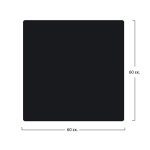 ΕΠΙΦΑΝΕΙΑ ΤΡΑΠΕΖΙΟΥ COMPACT HPL 60x60 εκ. ΜΑΥΡΗ HM5160.03 - Image 2