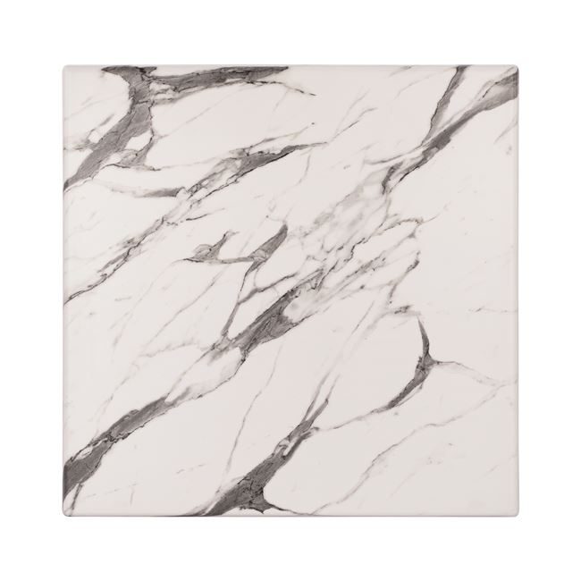 epifaneia-trapezioy-werzalit-70ch70-marb ΕΠΙΦΑΝΕΙΑ ΤΡΑΠΕΖΙΟΥ WERZALIT 70Χ70 MARBLE WHITE-GREY 5657 HM5230.11 - Image 1