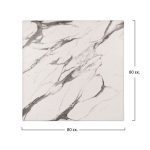 ΕΠΙΦΑΝΕΙΑ ΤΡΑΠΕΖΙΟΥ WERZALIT 80Χ80 MARBLE WHITE-GREY 5657 HM5231.11 - Image 2