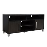 ΕΠΙΠΛΟ ΤΗΛΕΟΡΑΣΗΣ ΜΕΛΑΜΙΝΗΣ DANNA HM2202.01 ZEBRANO 120x40x54 εκ. - Image 2