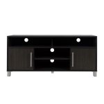 ΕΠΙΠΛΟ ΤΗΛΕΟΡΑΣΗΣ ΜΕΛΑΜΙΝΗΣ DANNA HM2202.01 ZEBRANO 120x40x54 εκ. - Image 3
