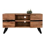 ΕΠΙΠΛΟ TV ALICIA ΜΑΣΙΦ ΞΥΛΟ ΑΚΑΚΙΑΣ ΦΥΣΙΚΟ 130X43,5X66,5Yεκ.HM8174 - Image 3