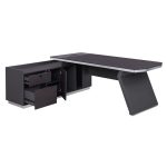 ΓΡΑΦΕΙΟ ΕΠΑΓΓΕΛΜΑΤΙΚΟ ΑΡΙΣΤΕΡΗ ΓΩΝΙΑ ROSEWOOD HM2084L 220X180X76Υ εκ. - Image 3