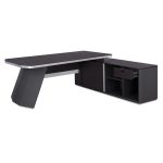 ΓΡΑΦΕΙΟ ΕΠΑΓΓΕΛΜΑΤΙΚΟ ΔΕΞΙΑ ΓΩΝΙΑ ROSEWOOD HM2083R 220X180X76Υ εκ. - Image 3