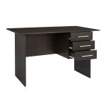 ΓΡΑΦΕΙΟ ΜΕΛΑΜΙΝΗΣ ENSLEY HM2029.01 ΜΕ 3 ΣΥΡΤΑΡΙΑ ZEBRANO 120X60X76 εκ. - Image 4