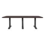 ΓΡΑΦΕΙΟ ΣΥΝΕΔΡΙΑΣΕΩΝ WALVIA ΕΠΑΓΓΕΛΜΑΤΙΚΟ WENGE HM2047.12 240X120X75Υ εκ. - Image 3