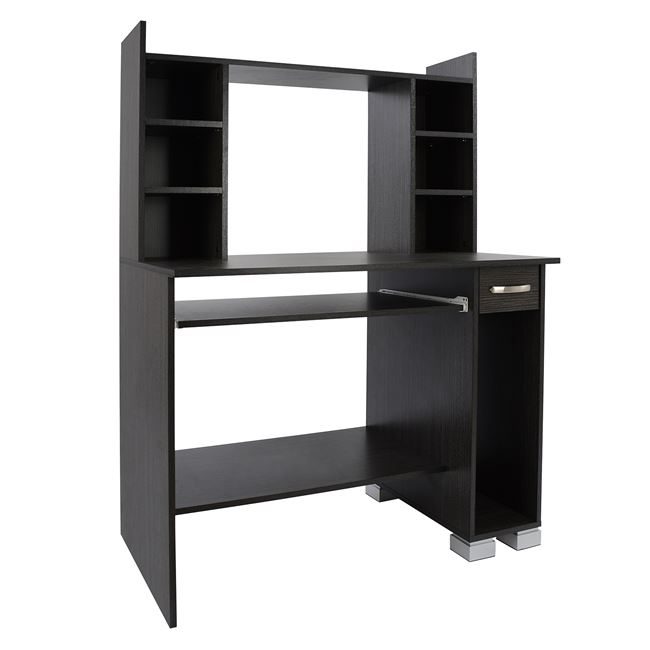grafeio-ypologisti-zebrano-hm203901 ΓΡΑΦΕΙΟ ΥΠΟΛΟΓΙΣΤΗ CHARLEY ZEBRANO HM2039.01 100x55x136 εκ. - Image 1