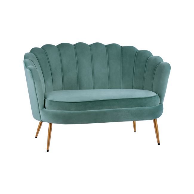 kanapes-2thesios-coquille-hm862707-apo-f ΚΑΝΑΠΕΣ 2ΘΕΣΙΟΣ COQUILLE HM8627.07 ΑΠΟ ΦΥΣΤΙΚΙ ΒΕΛΟΥΔΟ ΜΕ ΧΡΥΣΑ ΠΟΔΙΑ 130x81x86Υ εκ. - Image 1