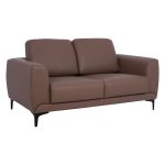 ΚΑΝΑΠΕΣ 2ΘΕΣΙΟΣ KΕΝΖΙΕ HM3121.23 ΜΕ ΚΑΦΕ ΤΑΜΠΑ PU 142x81x81 εκ.