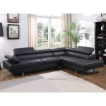 ΚΑΝΑΠΕΣ ΓΩΝΙΑ GORO ΔΕΞΙΑ HM3084.02R ΑΠΟ ΜΑΥΡΟ PU 270x200x87 εκ. - Image 2