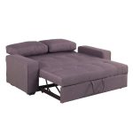 ΚΑΝΑΠΕΣ ΚΡΕΒΑΤΙ KANNA 2ΘΕΣΙΟΣ 176x102x91 εκ.HM3082.01 ΜΕ ΚΑΦΕ ΥΦΑΣΜΑ 176x102x91 εκ. - Image 3