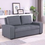 ΚΑΝΑΠΕΣ ΚΡΕΒΑΤΙ KANNA 2ΘΕΣΙΟΣ 176x102x91 εκ.HM3082.10 ΜΕ ΓΚΡΙ ΥΦΑΣΜΑ - Image 4