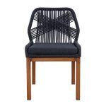 ΚΑΡΕΚΛΑ ΑΛΟΥΜΙΝΙΟΥ SOLEIL BAMBOO LOOK ΜΕ ΣΧΟΙΝΙ ΓΚΡΙ HM5547.01 56x60x83 cm. - Image 3