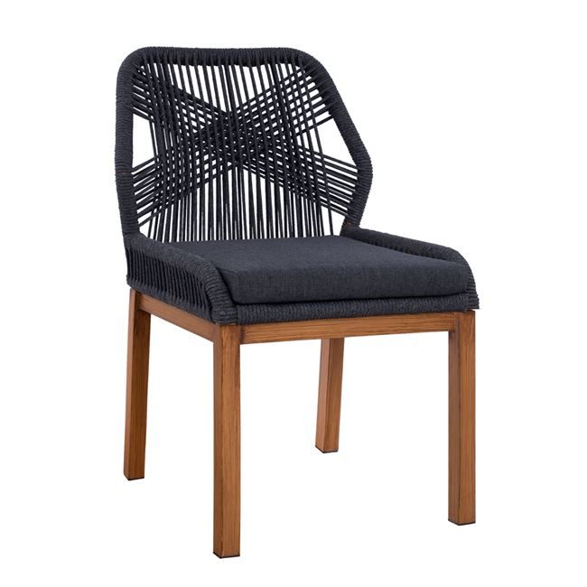 karekla-aloyminioy-bamboo-look-me-schoin ΚΑΡΕΚΛΑ ΑΛΟΥΜΙΝΙΟΥ SOLEIL BAMBOO LOOK ΜΕ ΣΧΟΙΝΙ ΓΚΡΙ HM5547.01 56x60x83 cm. - Image 1