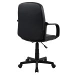 ΚΑΡΕΚΛΑ ΓΡΑΦΕΙΟΥ GRANE HM1005 ΜΕ ΜΠΡΑΤΣΑ ΜΑΥΡO PU 56,5x50x88-100Υ εκ. - Image 4