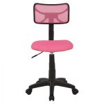 ΚΑΡΕΚΛΑ ΓΡΑΦΕΙΟΥ AKHILA HM1026.05 ΡΟΖ ΥΦΑΣΜΑ MESH 40,5x50,5x91,5 εκ. - Image 3