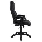 ΚΑΡΕΚΛΑ ΓΡΑΦΕΙΟΥ THORIN HM1050.01 ΜΕ MASSAGE ΜΑΥΡΗ HOMEMARKT 62x70x127Y εκ. - Image 4