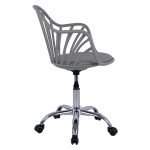 ΚΑΡΕΚΛΑ ΓΡΑΦΕΙΟΥ BECKY HM8457.10 ΣΕ ΓΚΡΙ ΧΡΩΜΑ 57Χ57Χ96 ΕΚ - Image 4