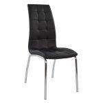 ΚΑΡΕΚΛΑ ΚΟΥΖΙΝΑΣ CAREY HM0175.02 ΜΑΥΡΟ PU ΜΕ ΜΕΤΑΛΛΙΚΟ ΣΚΕΛΕΤΟ 43x64x100 εκ.