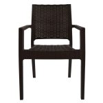 ΠΟΛΥΘΡΟΝΑ ΠΟΛΥΠΡΟΠΥΛΕΝΙΟΥ ΒΑΡΕΩΣ ΤΥΠΟΥ KAGANU DARK BROWN HM5134.09 57x55,5x89 εκ. - Image 3