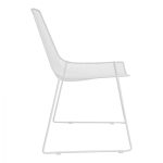 ΚΑΡΕΚΛΑ ΜΕΤΑΛΛΙΚΗ MESH ΛΕΥΚΗ URANIA HM8011.02 56x58,5x86cm - Image 4