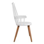 ΚΑΡΕΚΛΑ ΠΟΛΥΘΡΟΝΑ YVONNE HM0107.01 ΛΕΥΚΗ 55,5X56X102 εκ. - Image 3
