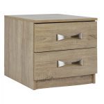 ΚΟΜΟΔΙΝΟ ΜΕ 2 ΣΥΡΤΑΡΙΑ ΚΑΙ ΧΕΡΟΥΛΙ ASHLYN HM2235.02 SONAMA 48x40x42εκ.