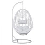 ΚΡΕΜΑΣΤΗ ΠΟΛΥΘΡΟΝΑ ΦΩΛΙΑ CALLIE HM5541.03 ΜΕ ΛΕΥΚΟ WICKER & ΜΑΞΙΛΑΡΙΑ Φ95Χ195Υ εκ. - Image 3