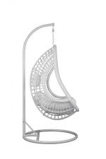 ΚΡΕΜΑΣΤΗ ΠΟΛΥΘΡΟΝΑ ΦΩΛΙΑ CALLIE HM5541.03 ΜΕ ΛΕΥΚΟ WICKER & ΜΑΞΙΛΑΡΙΑ Φ95Χ195Υ εκ. - Image 4