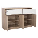 ΜΠΟΥΦΕΣ JOLENE HM2234.02 2 ΣΥΡΤΑΡΙΑ & 4 ΠΟΡΤΕΣ SONAMA 120X40X80εκ. - Image 3