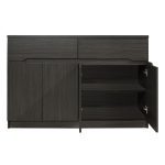 ΜΠΟΥΦΕΣ JOLENE HM2234.01 2 ΣΥΡΤΑΡΙΑ & 4 ΠΟΡΤΕΣ ZEBRANO 120X40X80εκ. - Image 4