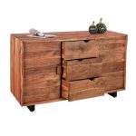 ΜΠΟΥΦΕΣ NICOLE ΑΠΟ ΜΑΣΙΦ ΞΥΛΟ ΑΚΑΚΙΑΣ ΦΥΣΙΚΟ 160X45X92Υεκ.HM8184 - Image 3