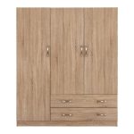 ΝΤΟΥΛΑΠΑ 3ΦΥΛΛΗ CARLY HM384.02 ΜΕ ΔΥΟ ΣΥΡΤΑΡΙΑ SONAMA 150X55Χ180Υεκ. - Image 3