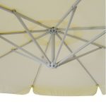 ΟΜΠΡΕΛΑ ΚΡΕΜΑΣΤΗ NOBLE Φ300x237cm. ΣΤΡΟΓΓΥΛΗ ΣΕ ΒΑΣΗ ΜΕ 4 ΠΟΔΙΑ HM6008 - Image 4