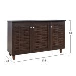 ΠΑΠΟΥΤΣΟΘΗΚΗ-ΝΤΟΥΛΑΠΙ 3 ΠΟΡΤΕΣ IGGY HM2211.01 WENGE 114Χ34Χ68εκ. - Image 2