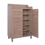 ΠΑΠΟΥΤΣΟΘΗΚΗ-ΝΤΟΥΛΑΠΙ KAILENA ΞΥΛΙΝΗ HM2230.02 SONAMA 77X40,5X122εκ. - Image 4