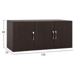 ΠΑΤΑΡΙ 3ΦΥΛΛΗΣ ΝΤΟΥΛΑΠΑΣ CARLY HM385.01 ΣΕ ΧΡΩΜΑ ZEBRANO 150X55X60Υεκ. - Image 2