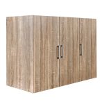 ΠΑΤΑΡΙ 3ΦΥΛΛΗΣ ΝΤΟΥΛΑΠΑΣ ALIVIA HM351.02 ΣΕ ΧΡΩΜΑ SONAMA 90X42X60 - Image 2