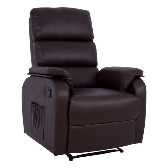 polythrona-comfort-relax-me-michanismo-m ΠΟΛΥΘΡΟΝΑ RELAX ΜΕ ΜΗΧΑΝΙΣΜΟ MASSAGE HM8316.02 ΚΑΦΕ PU 78x97x97 εκ. - Image 1