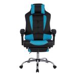 ΠΟΛΥΘΡΟΝΑ GAMING HM1055.08 SYNCHRO ΜΑΥΡΟ ΚΑΙ ΓΑΛΑΖΙΟ PU 66x67x130 cm - Image 3