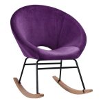 ΠΟΛΥΘΡΟΝΑ ΚΟΥΝΙΣΤΗ PAULINA HM8399.05, ΜΩΒ ΒΕΛΟΥΔΟ, 76X86X76Υ εκ.